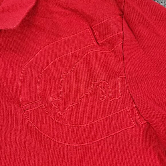 Ecko Unlimited Polo Shirt Men Large Red Short Sleeve Embroidered Logo Spell Out - Picture 3 of 15